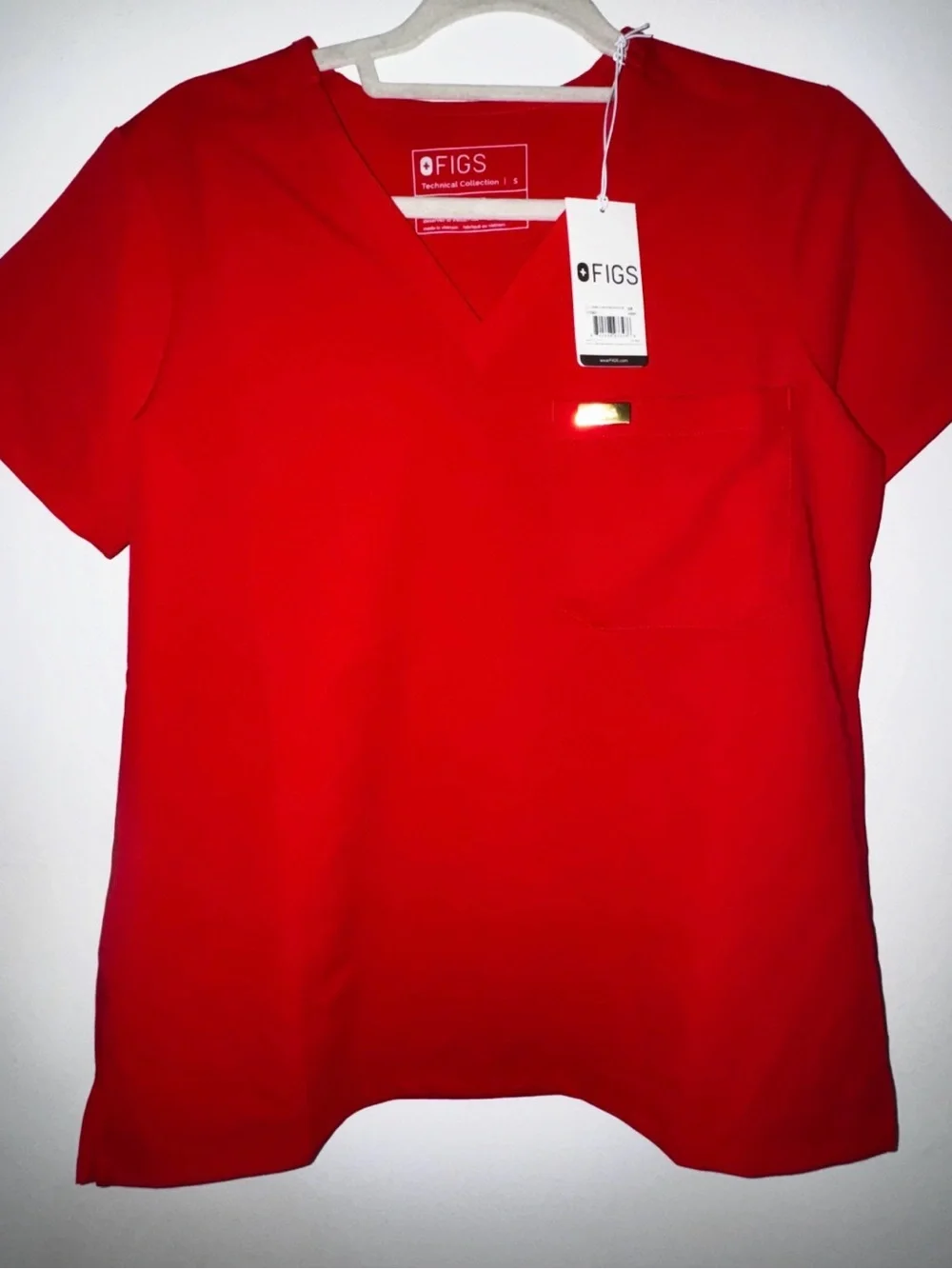 NWT FIGS Lunar New Year - Year of the Horse - Pop Red Scrub Set - Small Regular - Picture 2 of 6